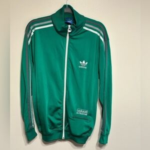 Adidas Green Superstar Track Jacket